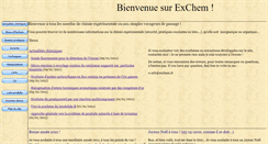 Desktop Screenshot of exchem.fr
