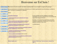 Tablet Screenshot of exchem.fr